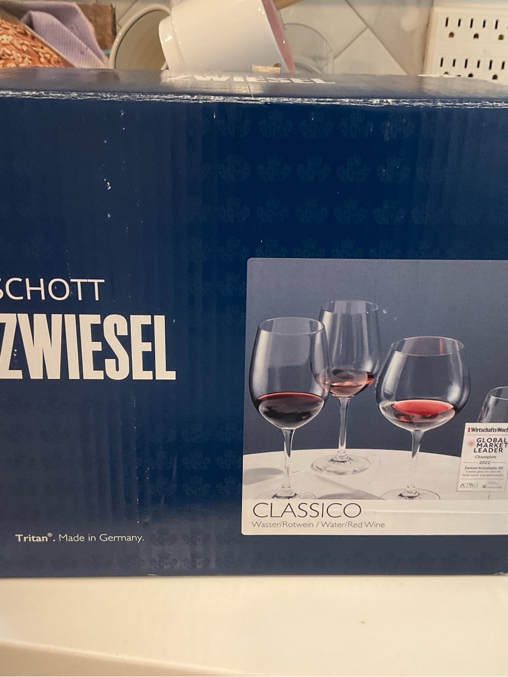 Schott Zwiesel Navy Blue Branded Packaging Box